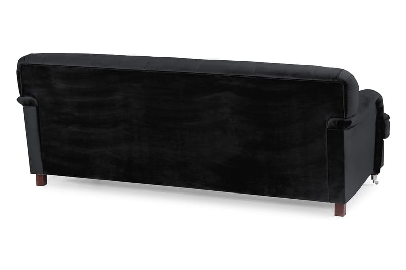 Howard Riviera 3-sits Sammetssoffa - Svart - Möbler - Soffa - Howardsoffor