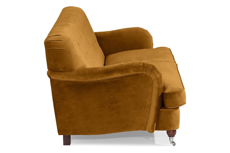 Howard Riviera 3-sits Soffa Sammet - Amber - Howardsoffor - Sammetssoffa - 3 sits soffa