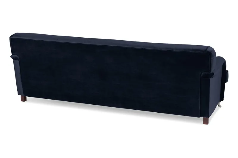 Howard Riviera 3-sits Svängd Sammetssoffa - Blå - Möbler - Soffa - Howardsoffor