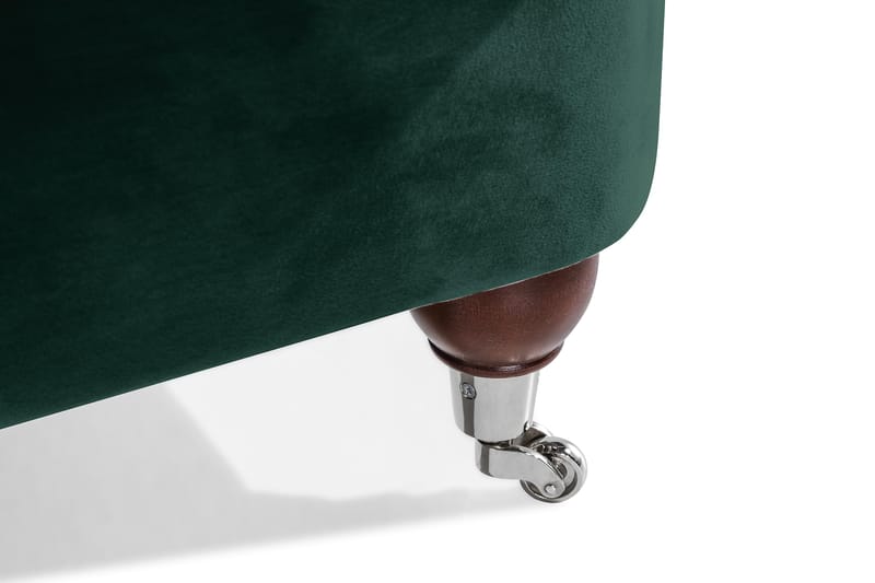 Howard Riviera 3-sits Svängd Sammetssoffa - Grön - Möbler - Soffa - Howardsoffor