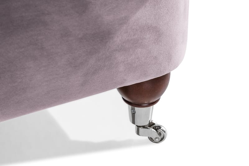 Howard Riviera 3-sits Svängd Sammetssoffa - Lila - Möbler - Soffa - Howardsoffor