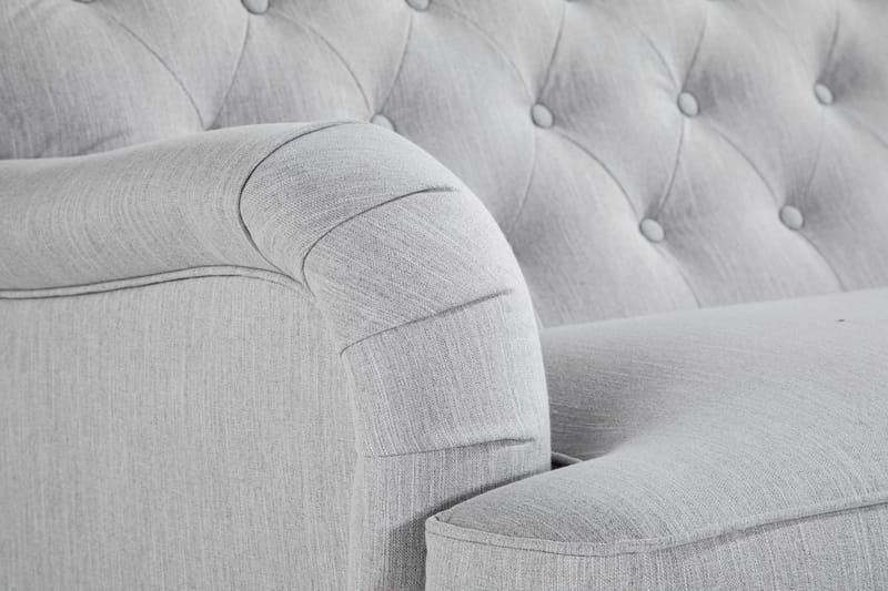 Howard Riviera 3-sits Svängd Tygsoffa - Grå - Möbler - Soffa - Howardsoffor