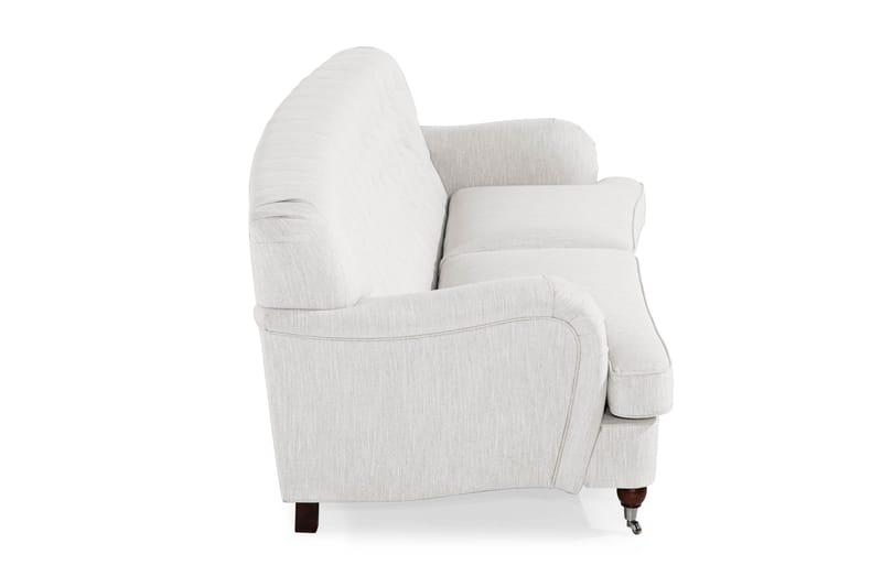 Howard Riviera 3-sits Svängd Tygsoffa - Ljusgrå - Möbler - Soffa - Howardsoffor