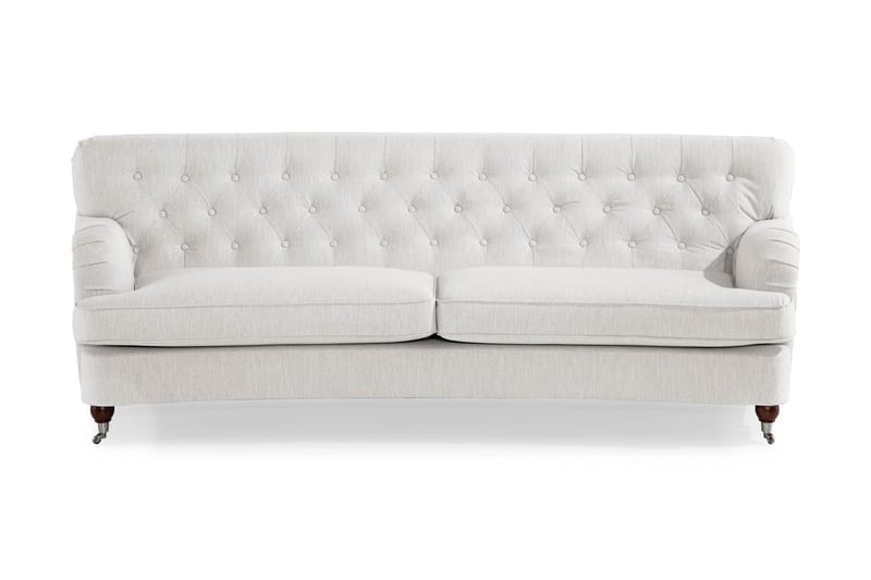 Howard Riviera 3-sits Svängd Tygsoffa, Ljusgrå