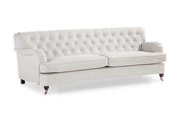 Howard Riviera 3-sits Svängd Tygsoffa - Ljusgrå - Möbler - Soffa - Howardsoffor
