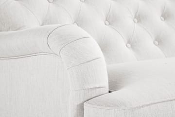 Howard Riviera 3-sits Svängd Tygsoffa - Ljusgrå - Möbler - Soffa - Howardsoffor