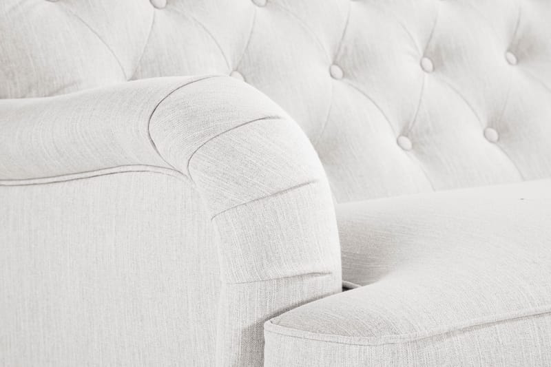 Howard Riviera 3-sits Svängd Tygsoffa - Ljusgrå - Möbler - Soffa - Howardsoffor