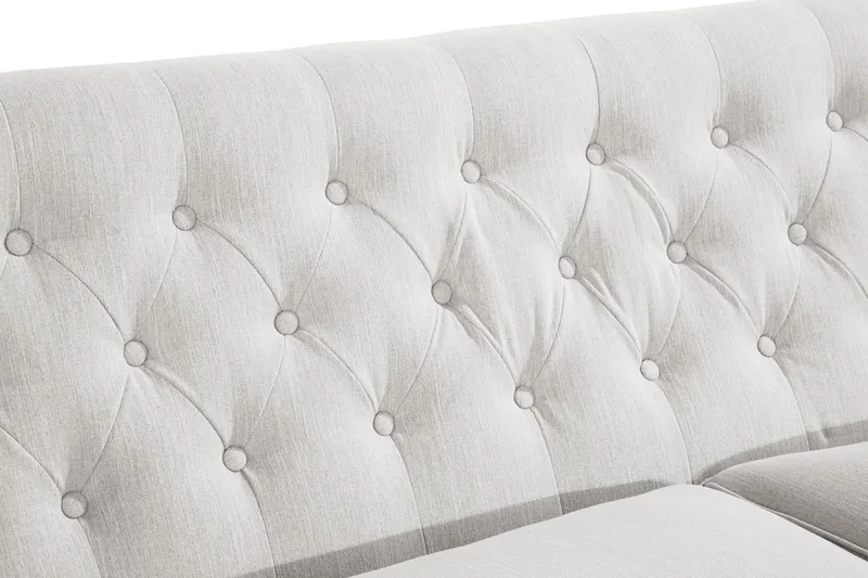 Howard Riviera 3-sits Tygsoffa - Ljusgrå - Möbler - Soffa - Howardsoffor