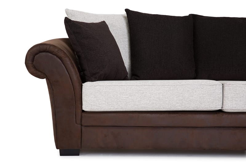 Toronto 3-sits Soffa - Brun/Beige - Möbler - Soffa - Howardsoffor