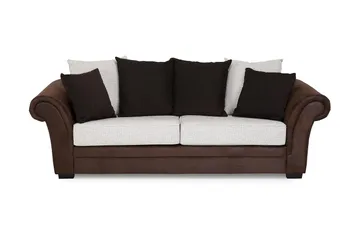 Toronto 3-sits Soffa - Brun/Beige - Möbler - Soffa - Howardsoffor