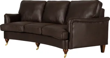 Howard svängd soffa 3-sits - Brun vintage - Vintagebrun - Möbler - Soffa - Howardsoffor