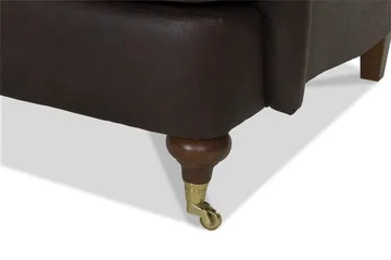 Howard svängd soffa 3-sits - Brun vintage - Vintagebrun - Möbler - Soffa - Howardsoffor