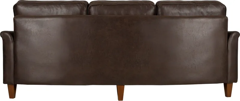 Howard svängd soffa 3-sits - Brun vintage - Vintagebrun - Möbler - Soffa - Howardsoffor