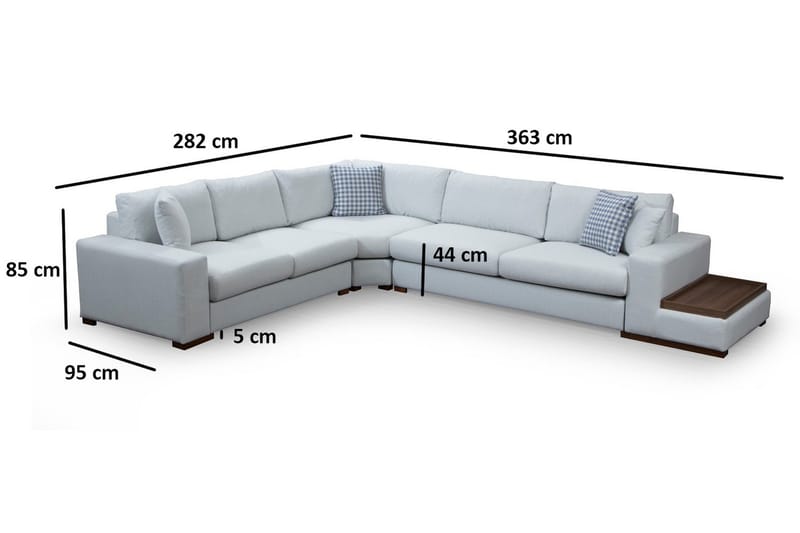 Huelva Divansoffa - Beige - Möbler - Soffa - Hörnsoffa