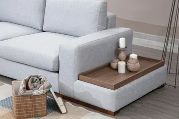 Huelva Divansoffa - Grå - Möbler - Soffa - Divansoffor & schäslongsoffa