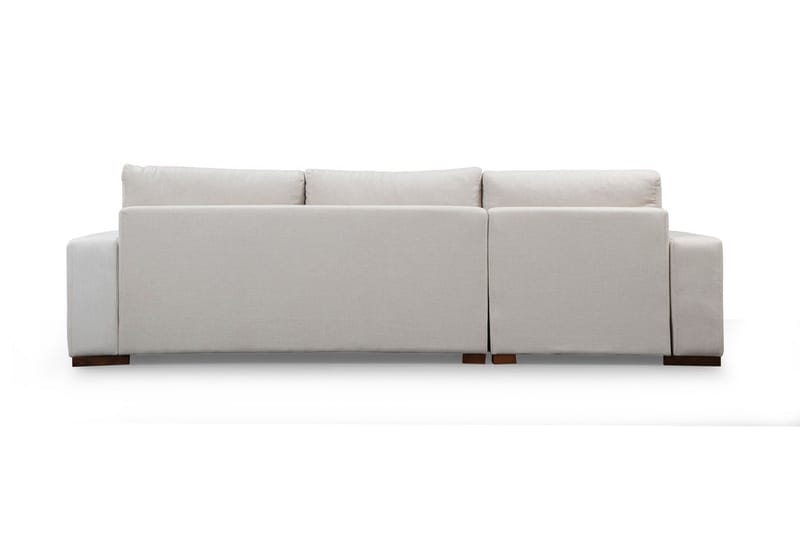Huelva Högervänd L-formad Divansoffa med Schäslong 270 cm i Tyg - Benvit - Möbler - Soffa - Divansoffor & schäslongsoffa