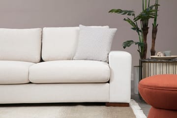 Huelva Högervänd L-formad Divansoffa med Schäslong 270 cm i Tyg - Benvit - Möbler - Soffa - Divansoffor & schäslongsoffa