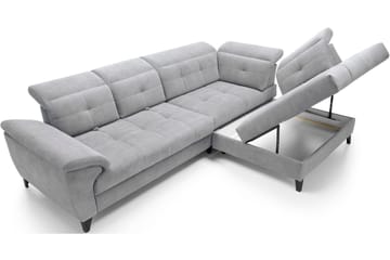 Inferne 5-sits Soffa med Schäslong - Grå - Möbler - Soffa - Divansoffor & schäslongsoffa