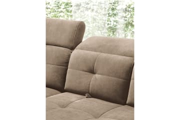 Inferne 5-sits Soffa med Schäslong - Mörkbeige - Möbler - Soffa - Divansoffor & schäslongsoffa