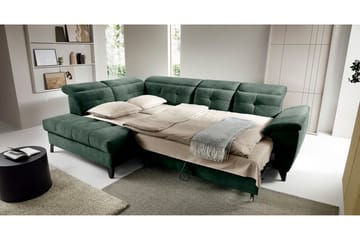 Inferne 5-sits Soffa med Schäslong - Mörkgrön - Möbler - Soffa - Divansoffor & schäslongsoffa