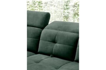 Inferne 5-sits Soffa med Schäslong - Mörkgrön - Möbler - Soffa - Divansoffor & schäslongsoffa