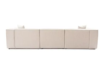 Kaolins Soffa 3-sits - Ljusbrun - Möbler - Soffa - Modulsoffor - Komplett modulsoffa
