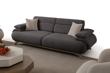 Kelnor 3-sits Soffa 246x81x97 cm - Antracit - Möbler - Soffa - 3 sits soffa
