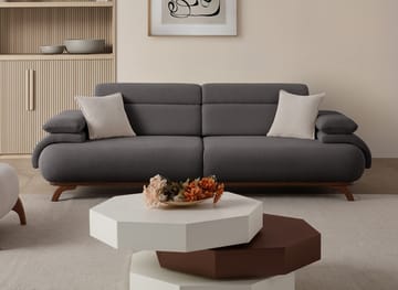 Kelnor 3-sits Soffa 246x81x97 cm - Antracit - Möbler - Soffa - 3 sits soffa
