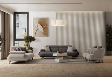 Kelnor 3-sits Soffa 246x81x97 cm - Antracit - Möbler - Soffa - 3 sits soffa
