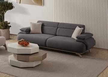 Kelnor 3-sits Soffa 246x81x97 cm - Antracit - Möbler - Soffa - 3 sits soffa