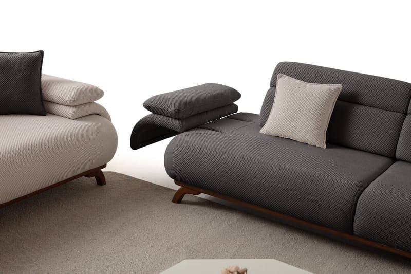 Kelnor 3-sits Soffa 246x81x97 cm - Antracit - Möbler - Soffa - 3 sits soffa