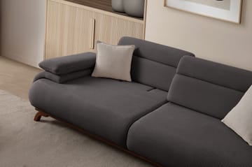 Kelnor 3-sits Soffa 246x81x97 cm - Antracit - Möbler - Soffa - 3 sits soffa