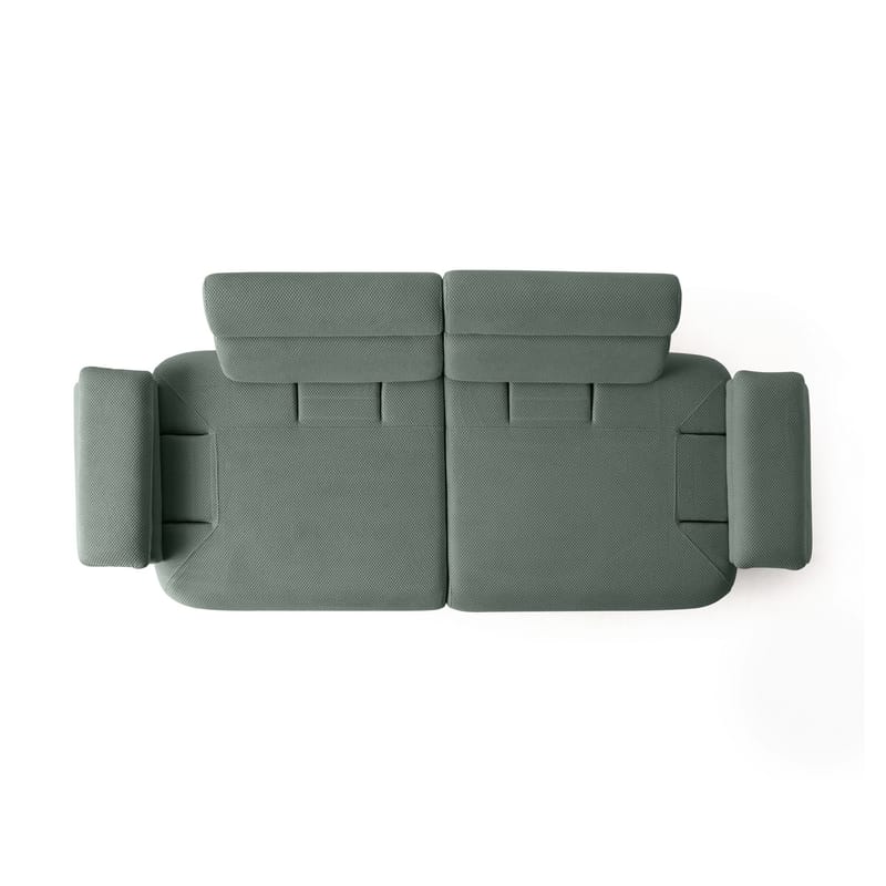 Kelnor 3-sits Soffa 246x81x97 cm - Grön - Möbler - Soffa - 3 sits soffa