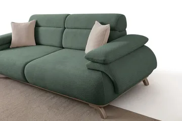 Kelnor 3-sits Soffa 246x81x97 cm - Grön - Möbler - Soffa - 3 sits soffa