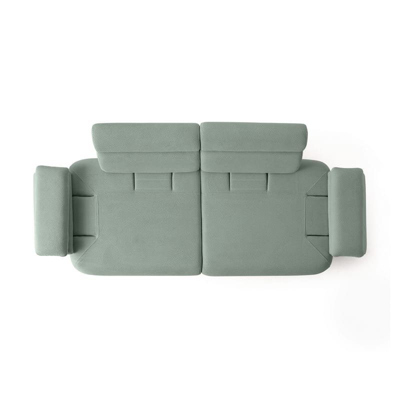 Kelnor 3-sits Soffa 246x81x97 cm - Havsgrön - Möbler - Soffa - 3 sits soffa