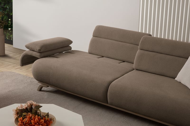 Kelnor 3-sits Soffa 246x81x97 cm - Jord - Möbler - Soffa - 3 sits soffa