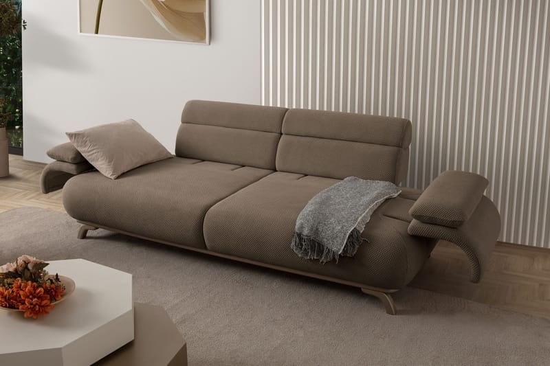 Kelnor 3-sits Soffa 246x81x97 cm - Jord - Möbler - Soffa - 3 sits soffa