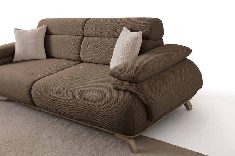 Kelnor 3-sits Soffa 246x81x97 cm - Jord - Möbler - Soffa - 3 sits soffa