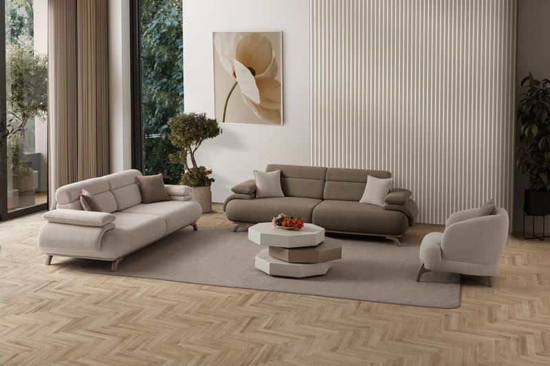 Kelnor 3-sits Soffa 246x81x97 cm - Jord - Möbler - Soffa - 3 sits soffa