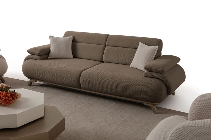 Kelnor 3-sits Soffa 246x81x97 cm - Jord - Möbler - Soffa - 3 sits soffa
