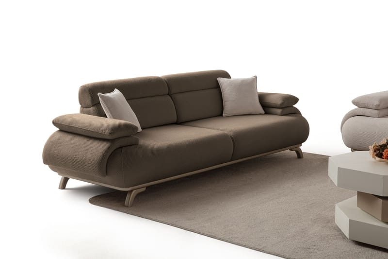 Kelnor 3-sits Soffa 246x81x97 cm - Jord - Möbler - Soffa - 3 sits soffa