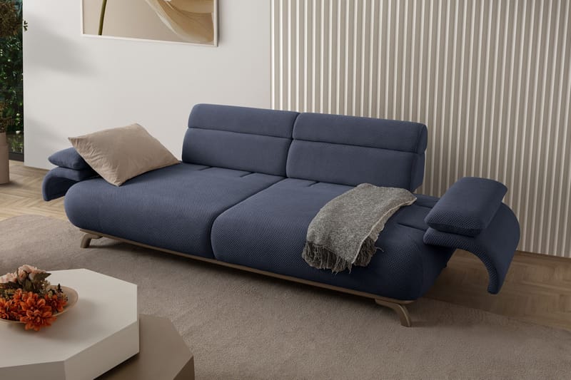 Kelnor 3-sits Soffa 246x81x97 cm - Marinblå - Möbler - Soffa - 3 sits soffa