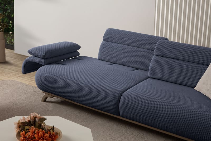 Kelnor 3-sits Soffa 246x81x97 cm - Marinblå - Möbler - Soffa - 3 sits soffa