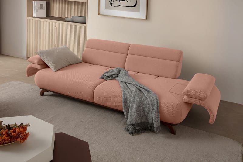 Kelnor 3-sits Soffa 246x81x97 cm - Puder - Möbler - Soffa - 3 sits soffa