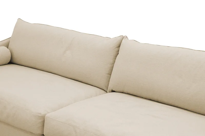 Kimberley Djup 4-sits Soffa i Tyg - Beige - Möbler - Soffa - 4 sits soffa