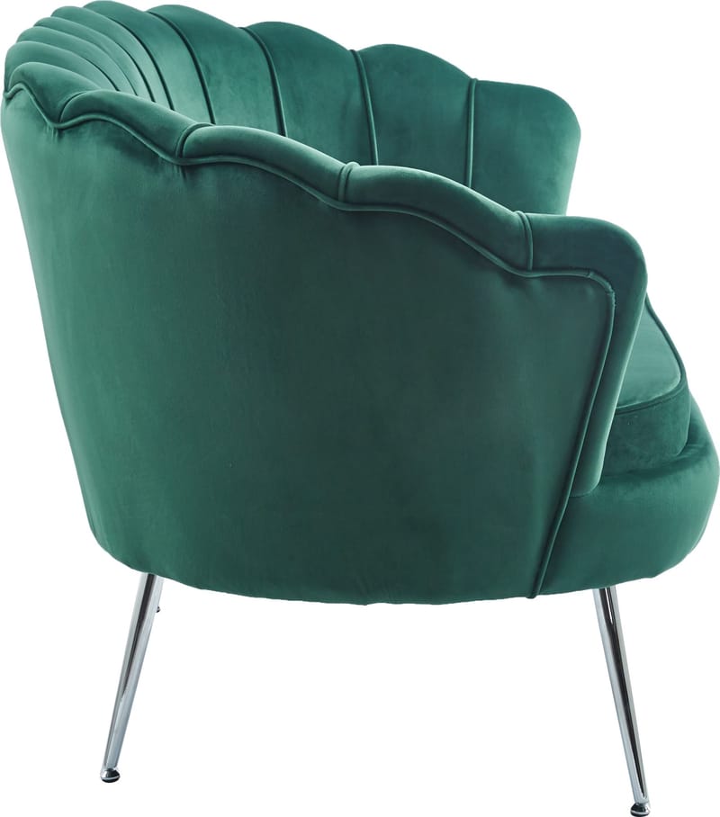 Kingsley 2-sits soffa grön sammet - Grön - Möbler - Soffa - Sammetssoffa