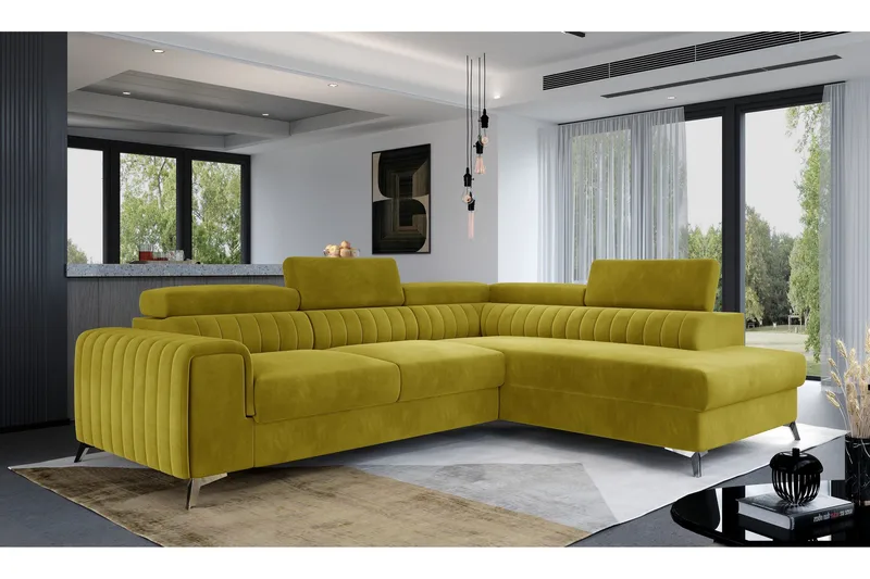 Laurece Schäslongsoffa Höger, Gul