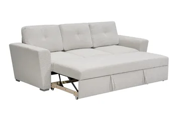 Leia 3-sits Bäddsoffa i tyg - Beige - Möbler - Soffa - Bäddsoffa