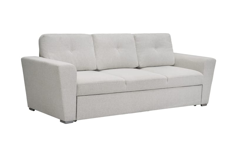 Leia 3-sits Bäddsoffa i tyg - Beige - Möbler - Soffa - Bäddsoffa