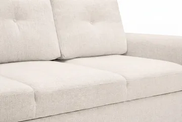 Leia 3-sits Bäddsoffa i tyg - Beige - Möbler - Soffa - Bäddsoffa